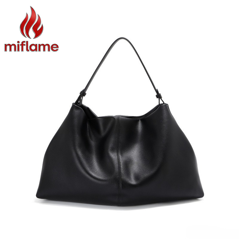 Quiet Luxury Bags Tote - Sac à bandoulière en cuir véritable