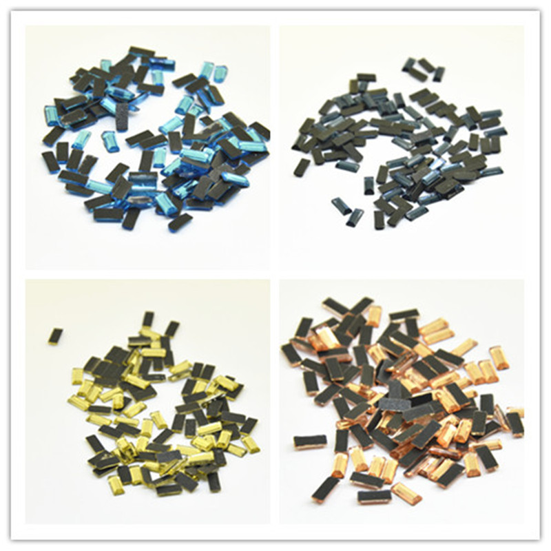 Luxury Bags And Shoes - Strass correcteurs rectangulaires, 1440 pièces/lot, 2,5x5/3x7mm,