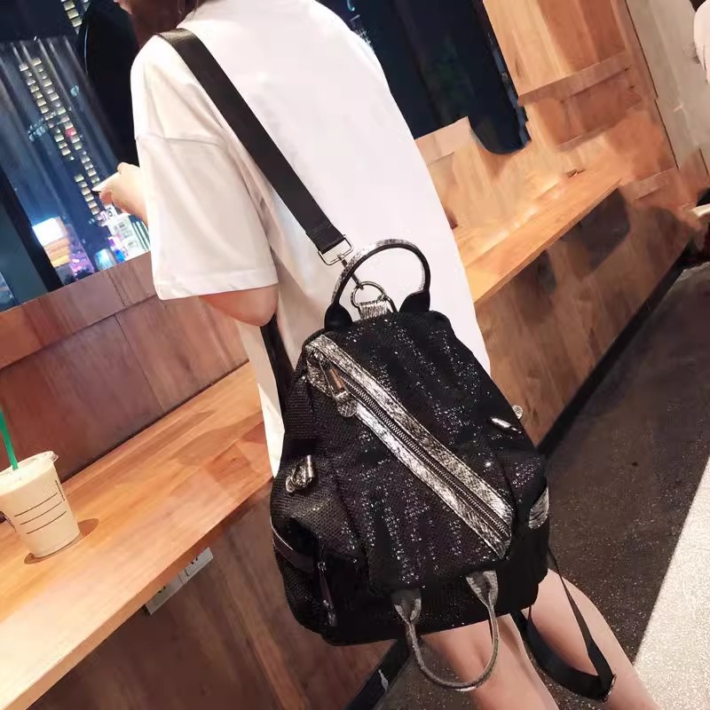 Sacs à dos à paillettes en nyl - Luxury Bags Girls avis et prix