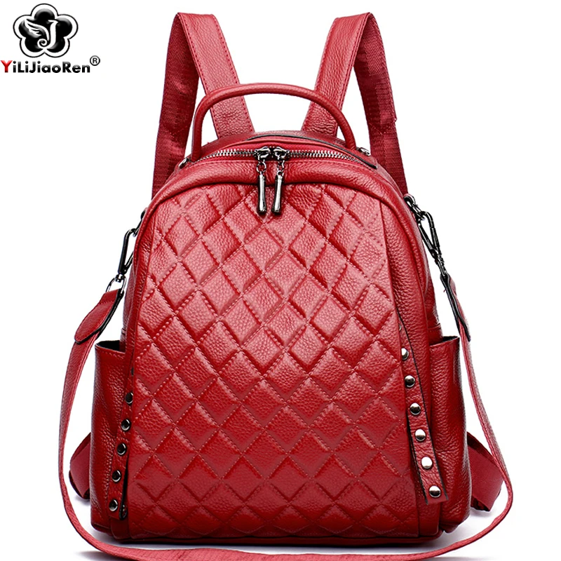 Sac à dos en cuir véritable po - Luxury Bags Girls avis et prix