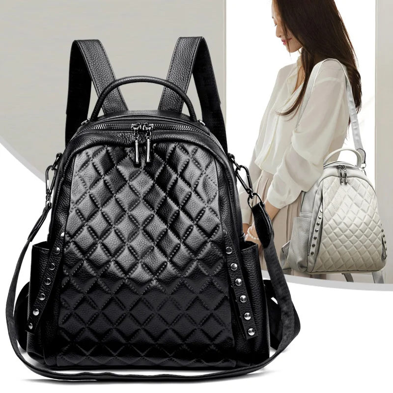Sac à dos en cuir véritable po - Luxury Bags Girls avis et prix