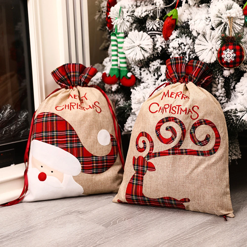 Grand sac cadeau de noël à cor - Luxury Xmas Bags avis et prix