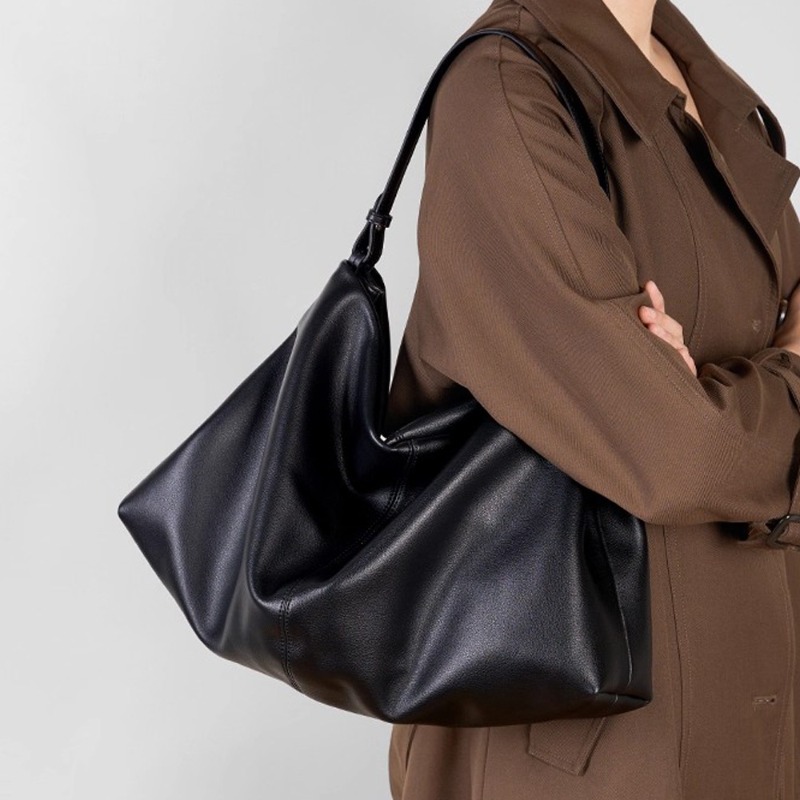 Sac à bandoulière en cuir véri - Quiet Luxury Bags Tote avis et prix