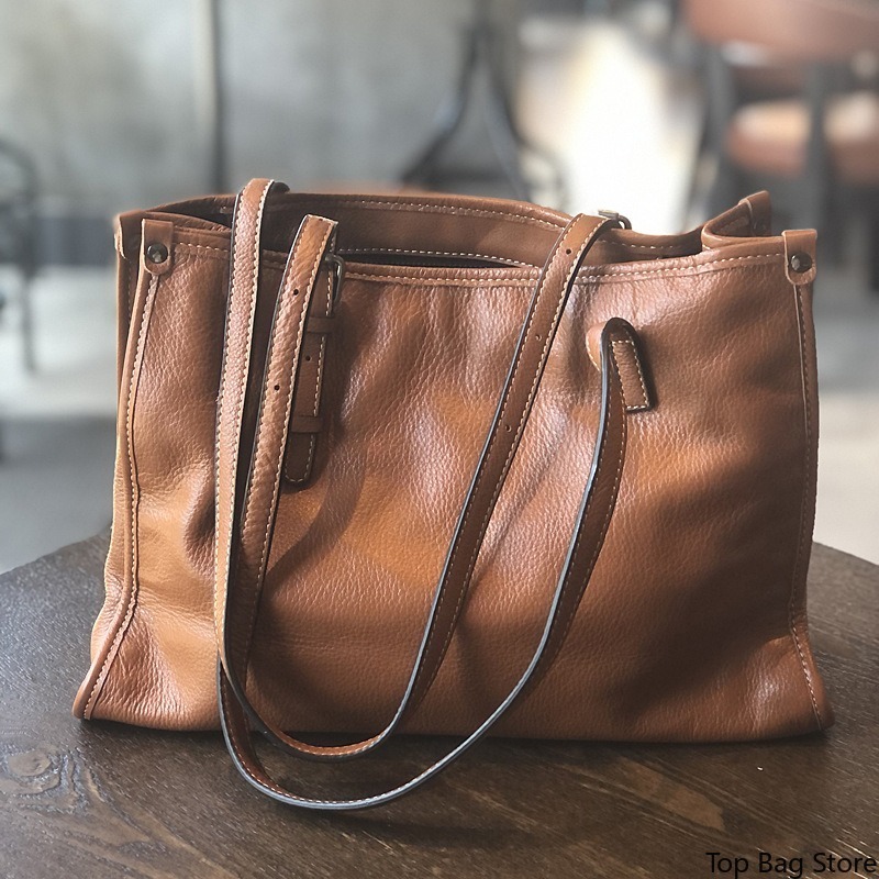 Sac fourre-tout en cuir vérita - Quiet Luxury Bags Tote avis et prix