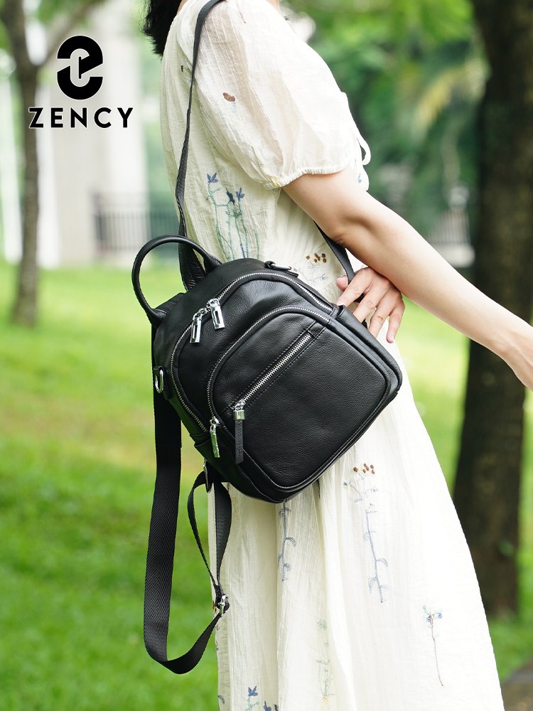 Sac pour femme en cuir véritab - Genuine Leather Backpack avis et prix