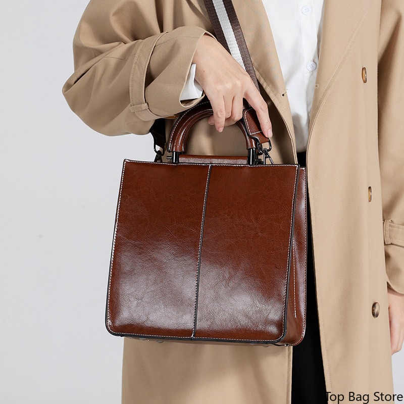 Sac fourre-tout en cuir vérita - Quiet Luxury Bags Tote avis et prix