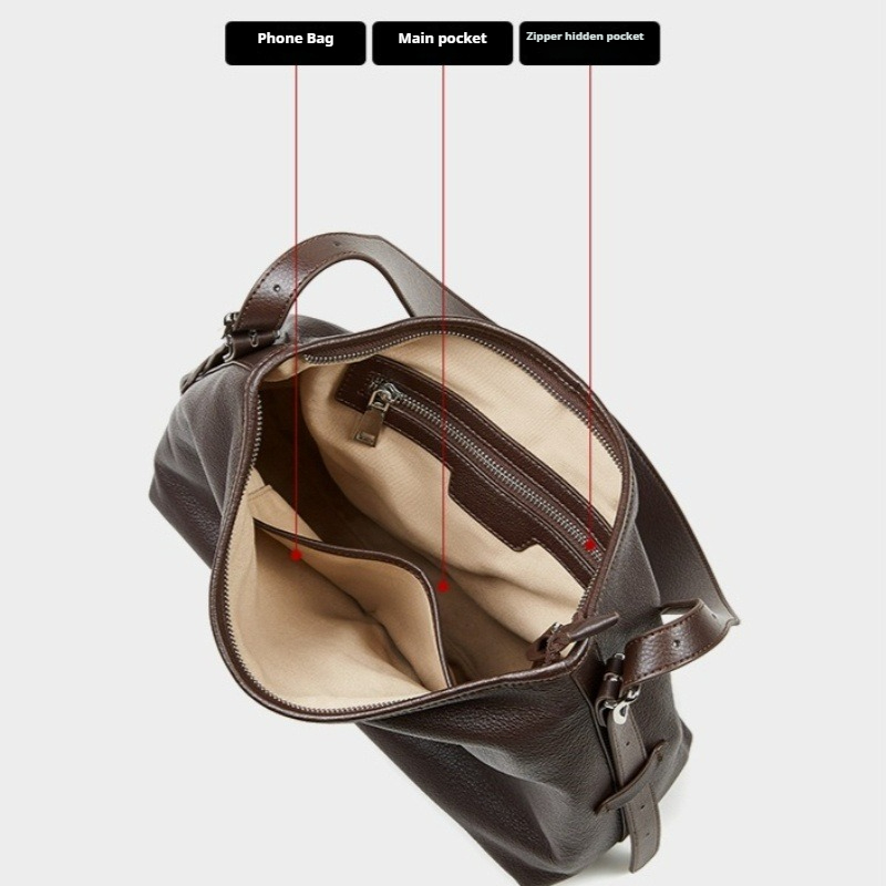 Sac fourre-tout en cuir vérita - Quiet Luxury Bags Tote avis et prix