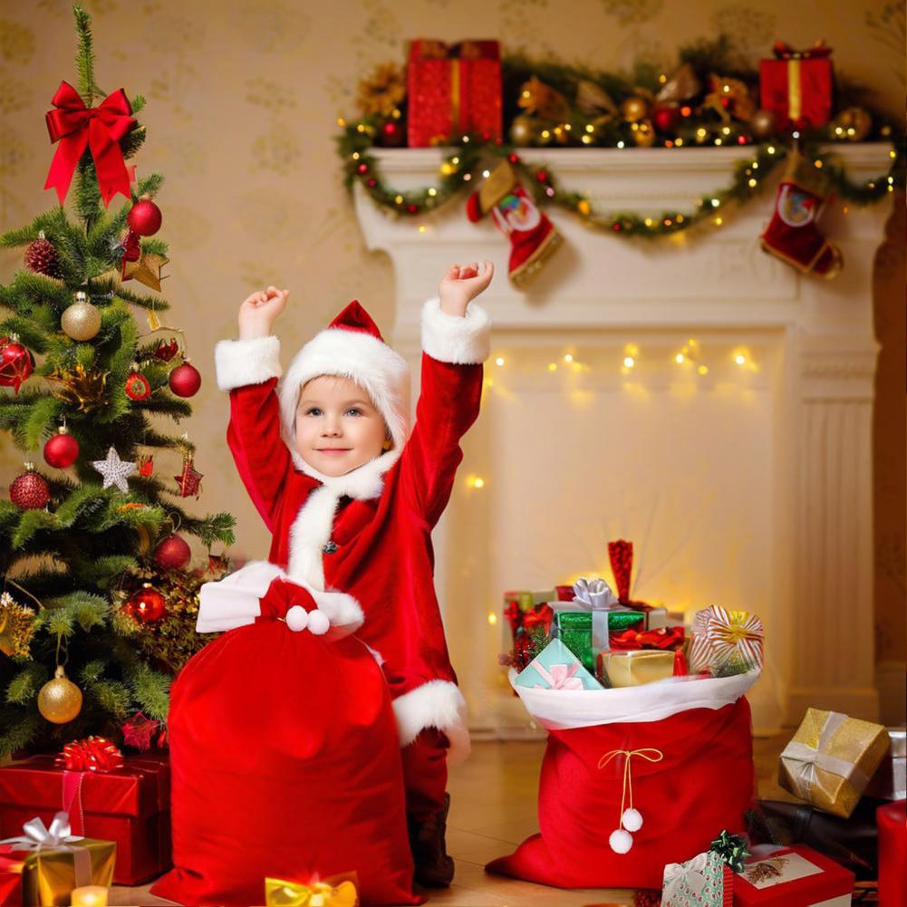 Sacs cadeaux de Noël en velour - Luxury Xmas Bags avis et prix