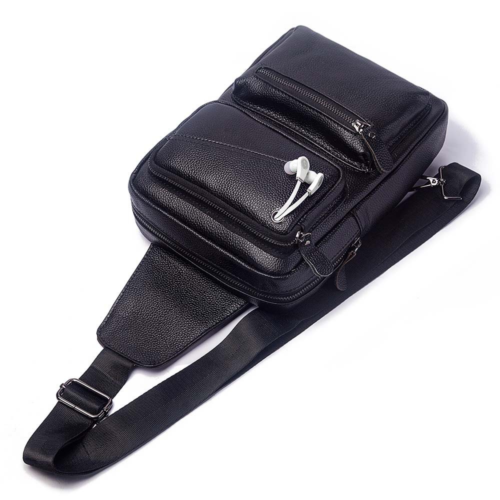 Sac de poitrine en cuir vérita - Genuine Leather Backpack avis et prix