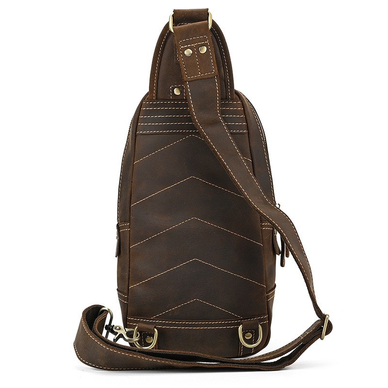Sac à bandoulière en cuir véri - Genuine Leather Backpack avis et prix