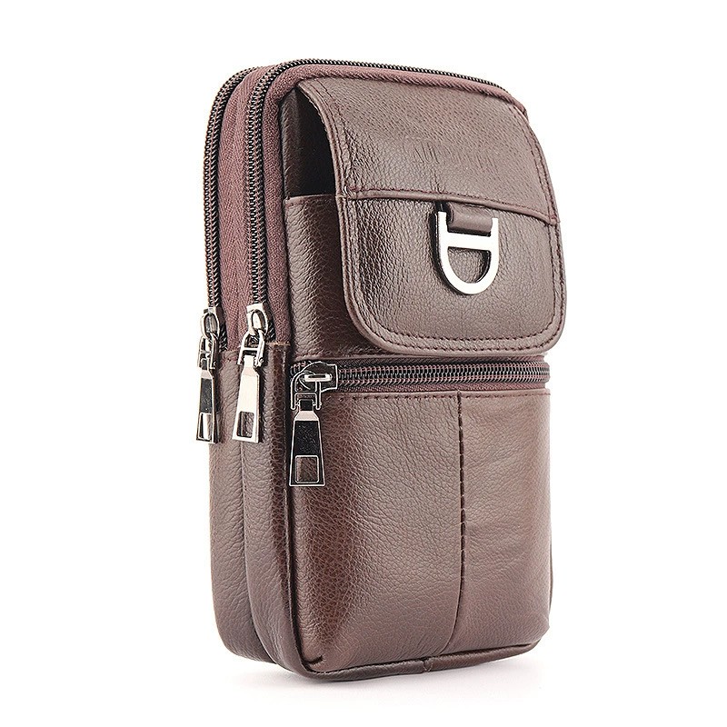 Sac banane en cuir pour homme  - Genuine Leather Backpack avis et prix